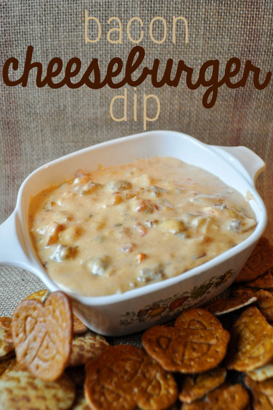 Bacon Cheeseburger Crock Pot Dip - Recipes That Crock!