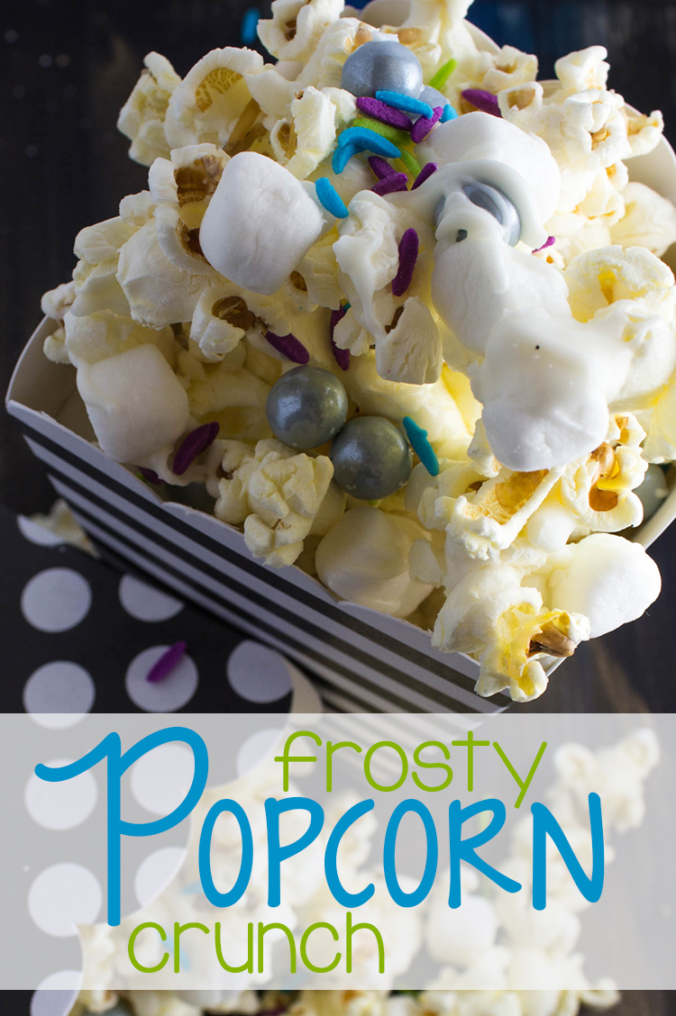 Frosty Popcorn Crunch for National Popcorn Day