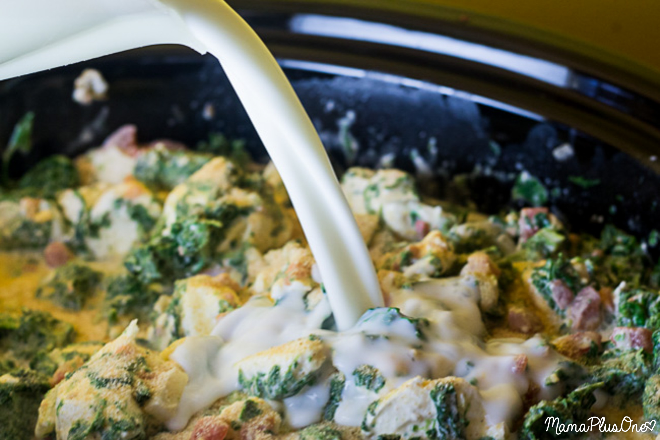 If you love spinach queso, you'll love this easy slow cooker spinach queso recipe! It tastes JUST like the Espinaca served at Jose Peppers in the Kansas City area-- a perfect copycat for the dip you love! It's easy to make, just add everything to your crock pot and it's spinach queso in no time. | dip recipe | appetizer recipe | slow cooker dip | cinco de mayo recipe | tailgating recipe | game day food |