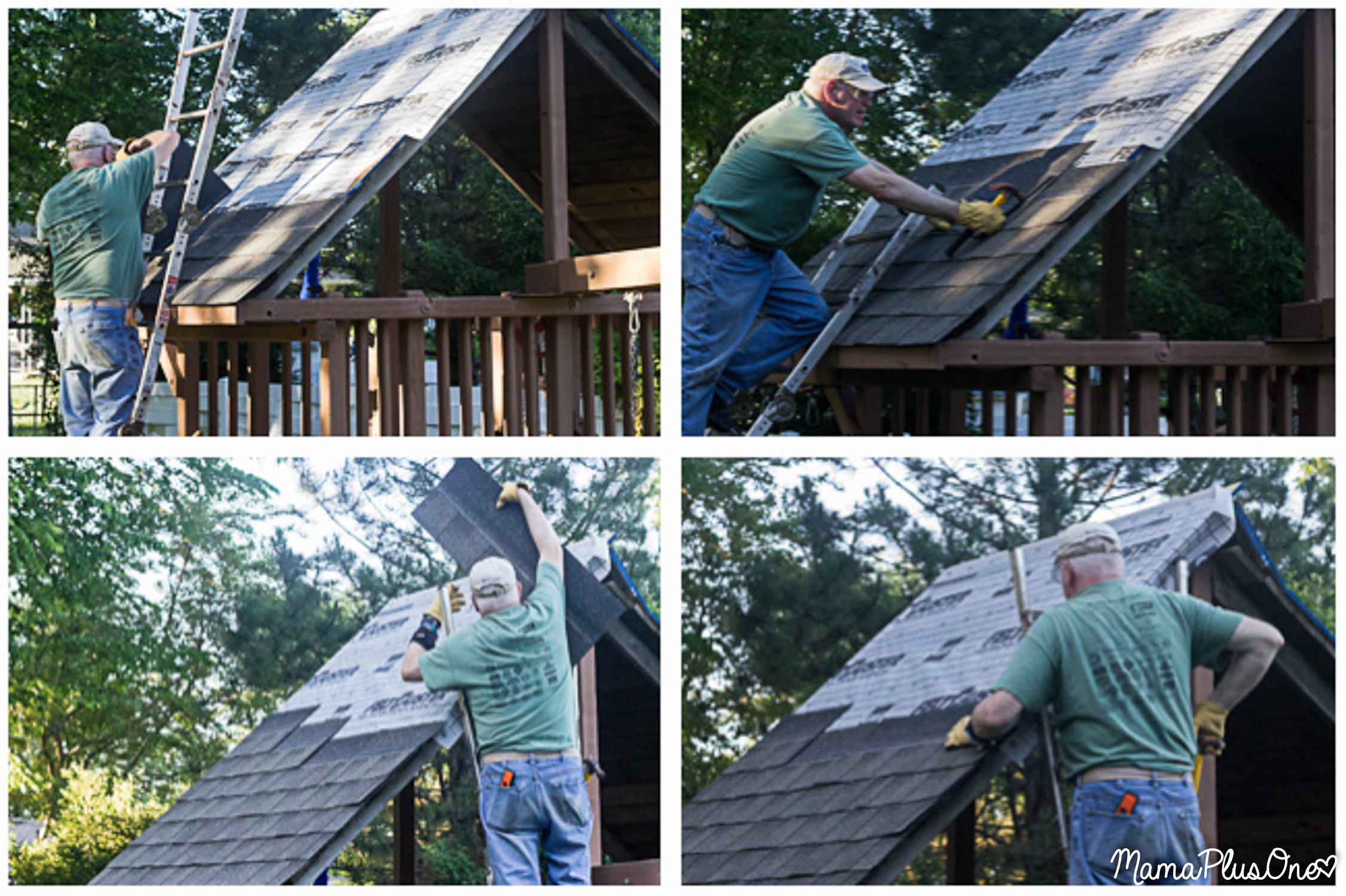 When you invest in a playset, you want it to last-- that's not an investment to take lightly. With the right care, you can make your backyard play set last decades, through your kids AND grandchildren! Here's how to help make your playset last with some TLC and GAF Shingles. #RoofedItMyself [ad]