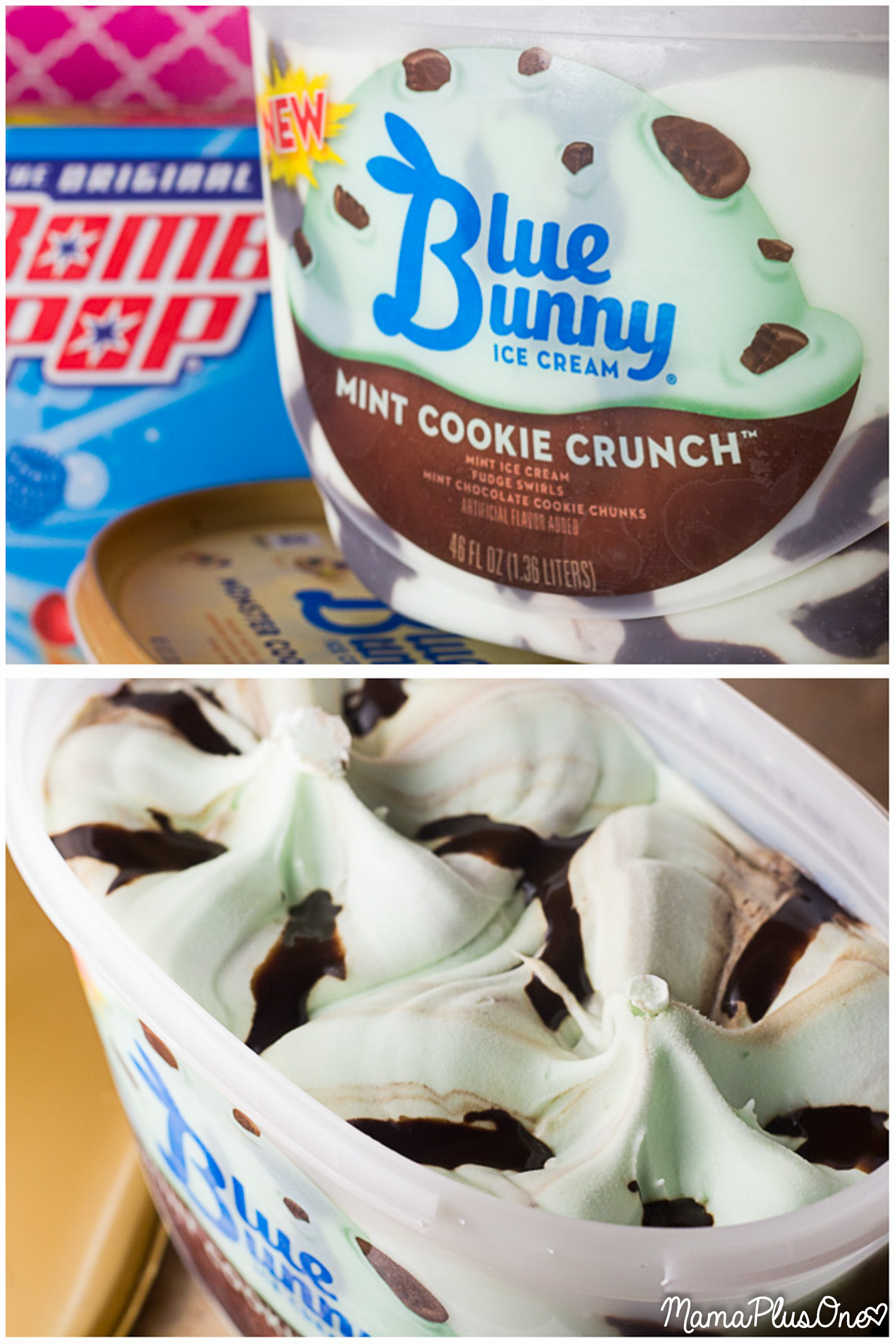 Fried Ice Cream can get messy... so here's all the fried ice cream flavor without the hassle of frying it! This unfried ice cream is easy to make, perfect for summer, and can be made with all of your favorite Blue Bunny ice cream flavors! #SoHoppinGood #BlueBunny #BombPop [ad]