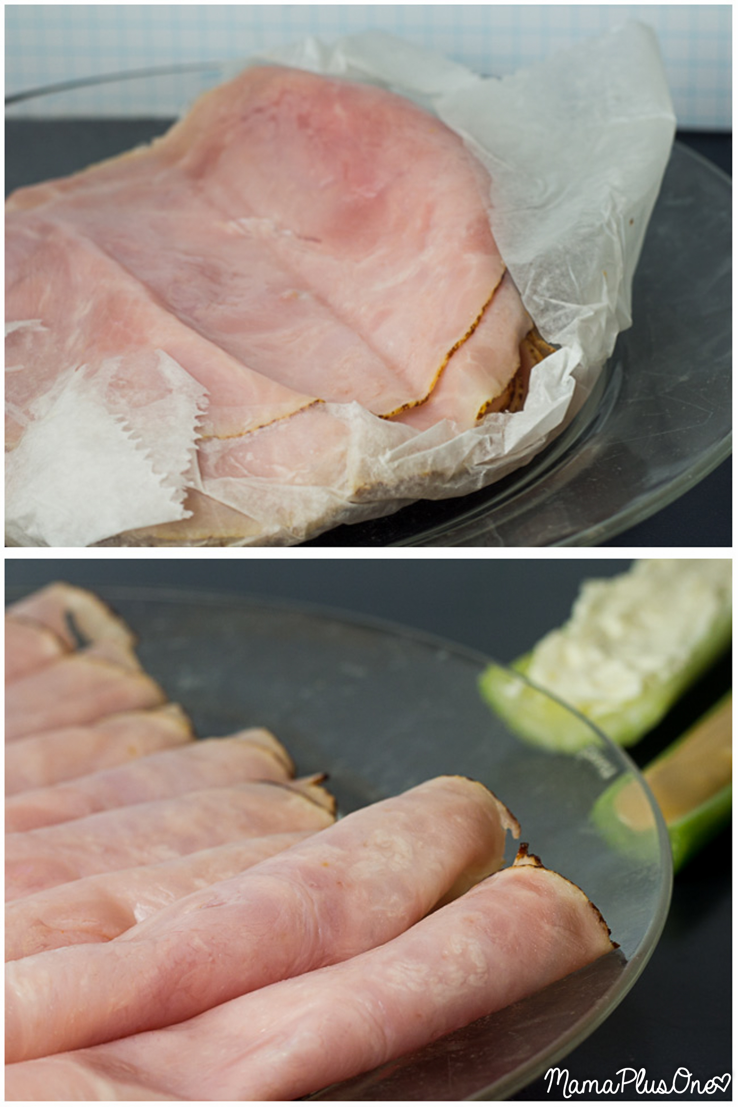 If you love easy after school snacks for your family, you'll love this after school snack recipe for Ham on a Log! You've heard of ants on a log, but this is a twist on the classic. Simply make a delicious cream cheese spread, spread it on celery, and top with Eckrich Deli Meat ham! #EckrichFlavor #AskForEckrich