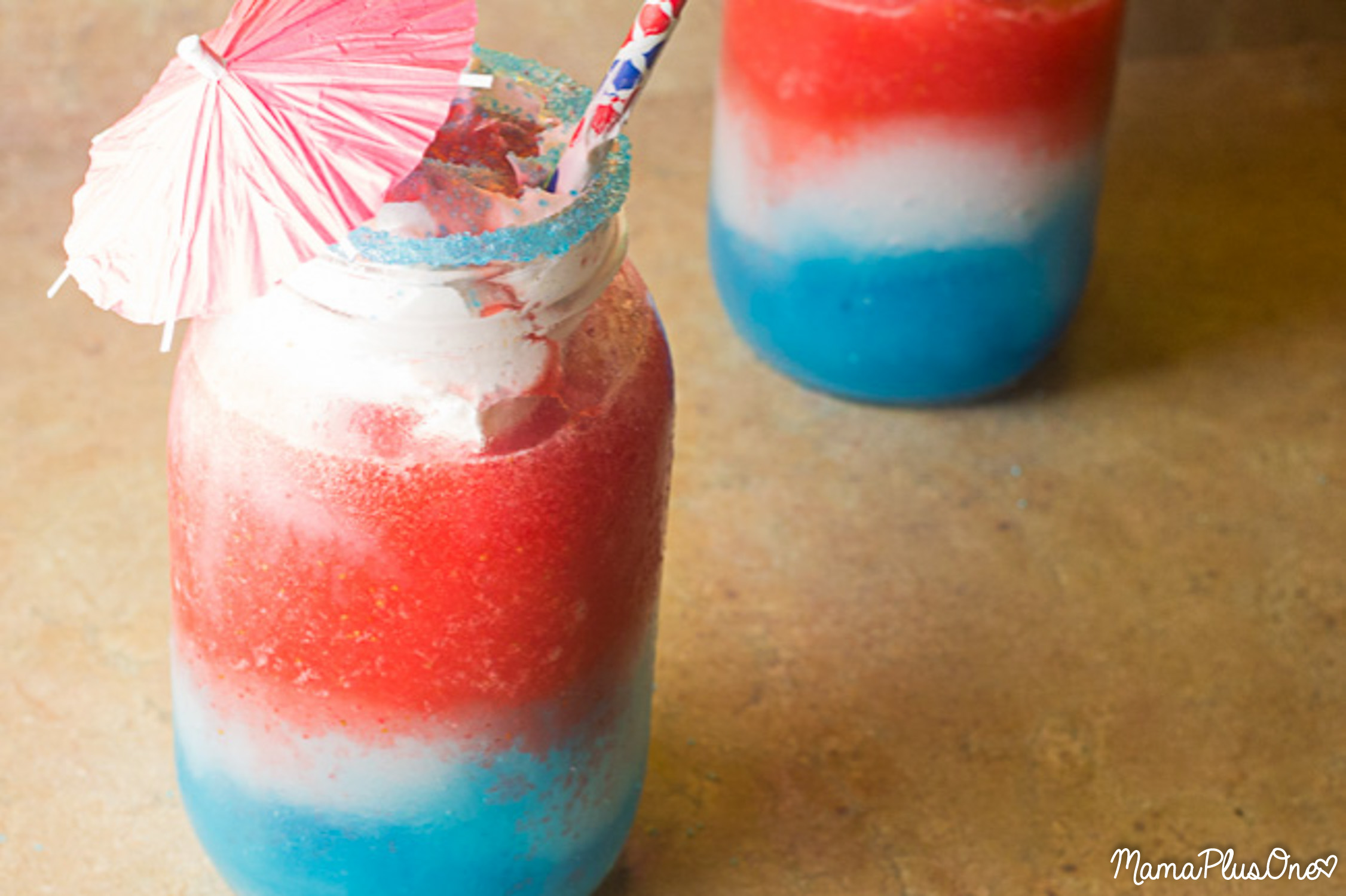 Celebrate the 4th of July with these red, white, and blue slushes that are easy to make and super refreshing! They're the perfect Independence Day mocktail that the whole family will love! Get star-spangled and layer them, or enjoy the individual components. You can't go wrong with this patriotic drink!