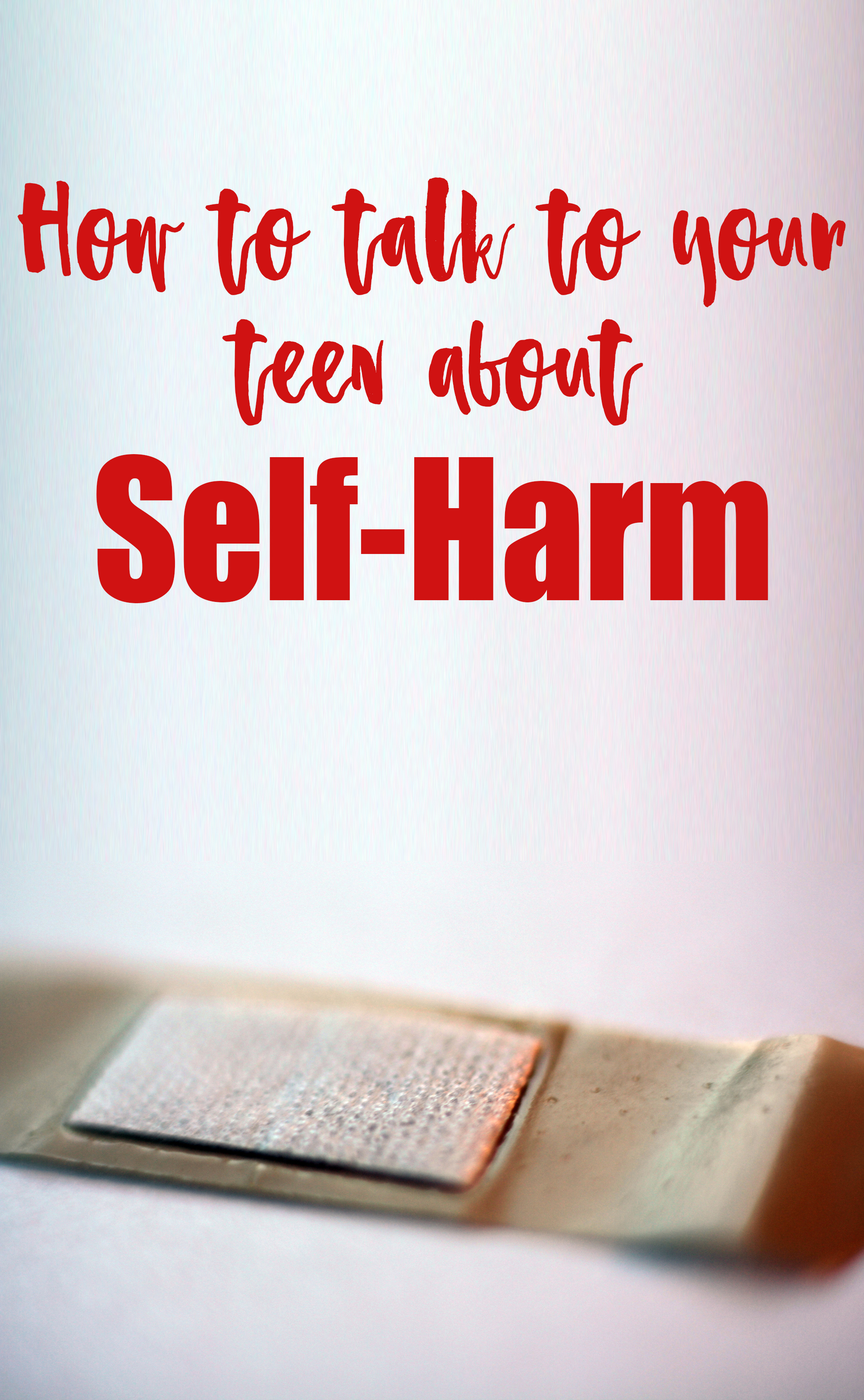 How do you approach the topic of self-harm with your teen? Here are some tips for starting the conversation and helping your teen out of crisis. Please note content may be triggering for some.