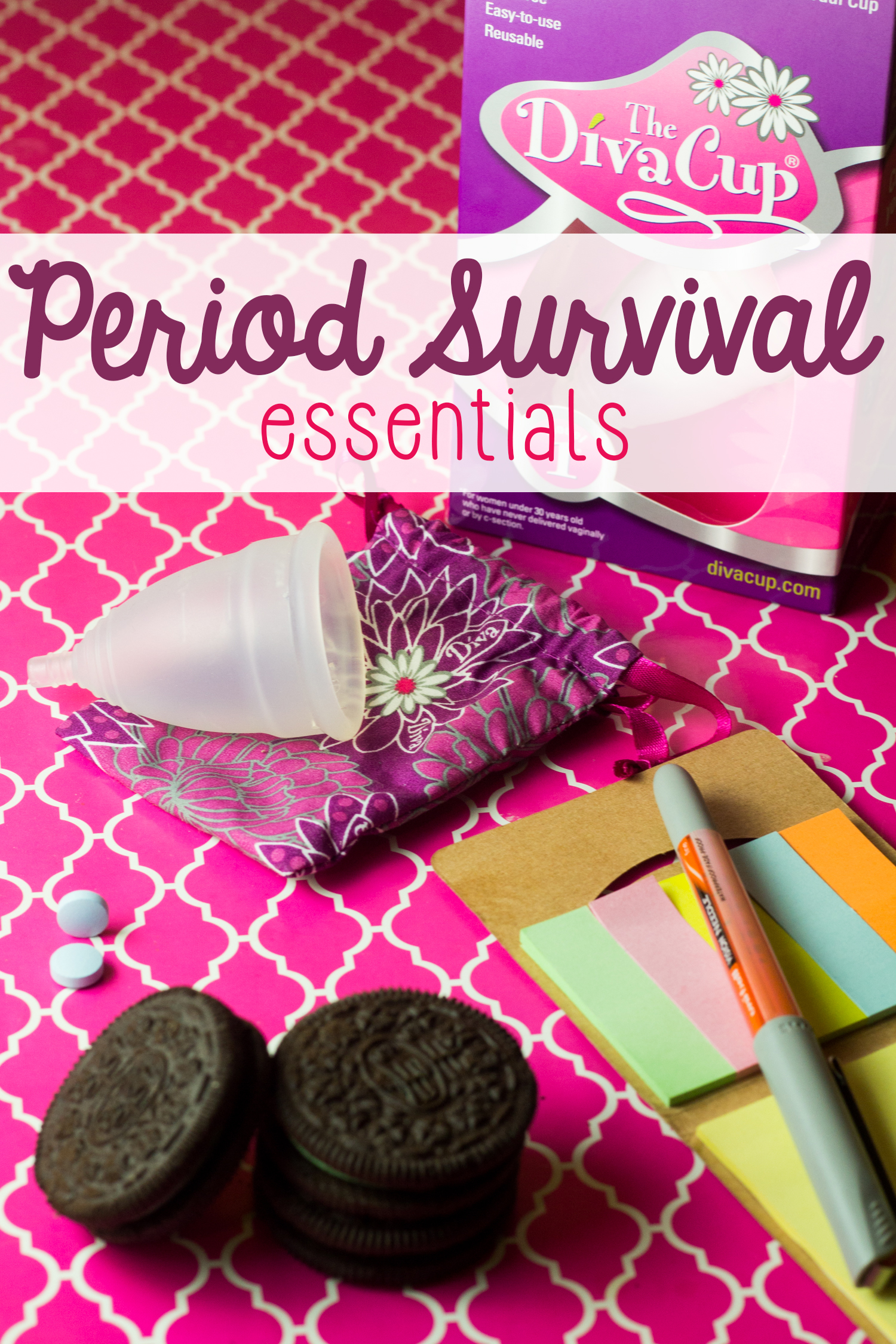 Periods sometimes suck, but they don't have to. A few period survival essentials can help, and I've got some you'll want to tell all of your friends about. | vaginal health | periods and menstruation | the care and keeping of your body | #PeriodConfidence #TryTheDivaCup [ad]
