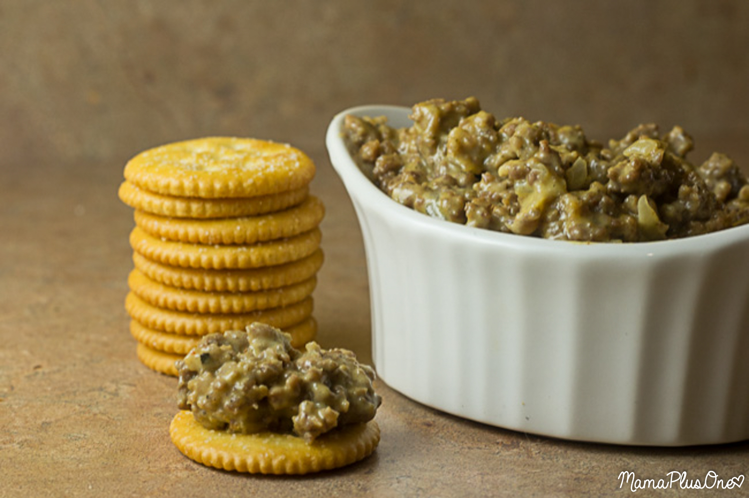 This easy weeknight meal will be a hit with the whole family! Only 5 ingredients, and so easy to make. | Breakfast Sausage | Ground Beef | Velveeta | Game Day Recipe | Weeknight Meal |