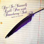 How to Make a Quill Pen and Berry Ink