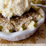Easy Apple Crisp for One or Two