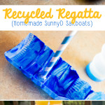 Recycled Regatta: How to Make Sailboats out of Recycled SunnyD Bottles