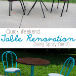 Weekend DIY: Table and Chairs Makeover!