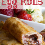 Strawberry Banana Dessert Egg Rolls