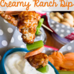 Barbecue Chicken Skewers with Creamy Ranch Dip