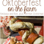 Oktoberfest-inspired Stickbread and Kielbasa with Rice