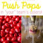 No-Bake Skittles Push Pops in YOUR Team’s Colors!