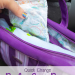 “Quick Change” Baby Car Bag