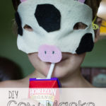 DIY No-Sew Cow Masks