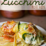 Pizza Style Zucchini Roll Ups