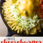 Loaded Cheeseburger Nachos for the Big Game