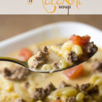 Beefy Macaroni Soup